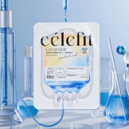 Mặt Nạ Celefit Mask Ceramide Màu Cam Hỗ Trợ Cấp Ẩm Da Hộp 10 Miếng