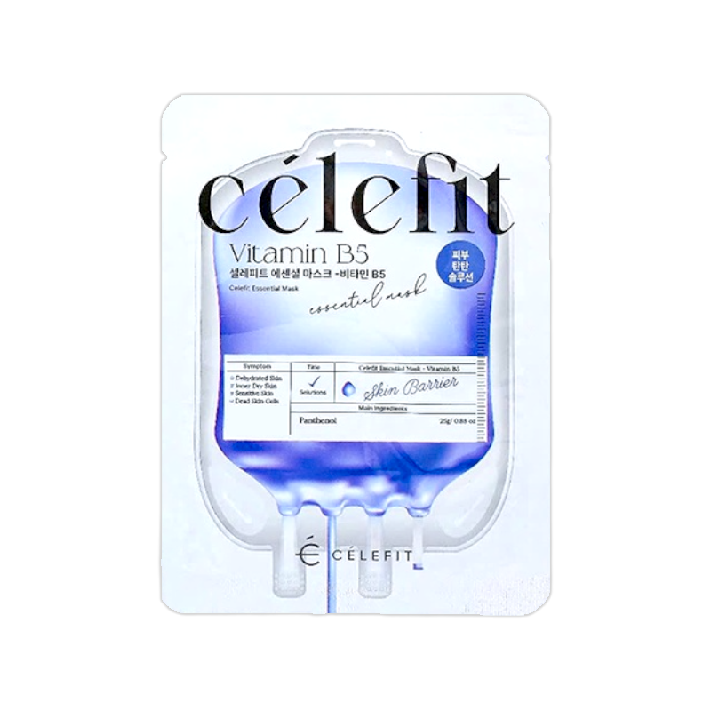 25690_trang_20241108170313-2.png Mặt Nạ Celefit Mask Vitamin B5 Màu Xanh Dương Hỗ Trợ Cấp Ẩm Làm Dịu Da Hộp 10 Miếng - 8809497562563