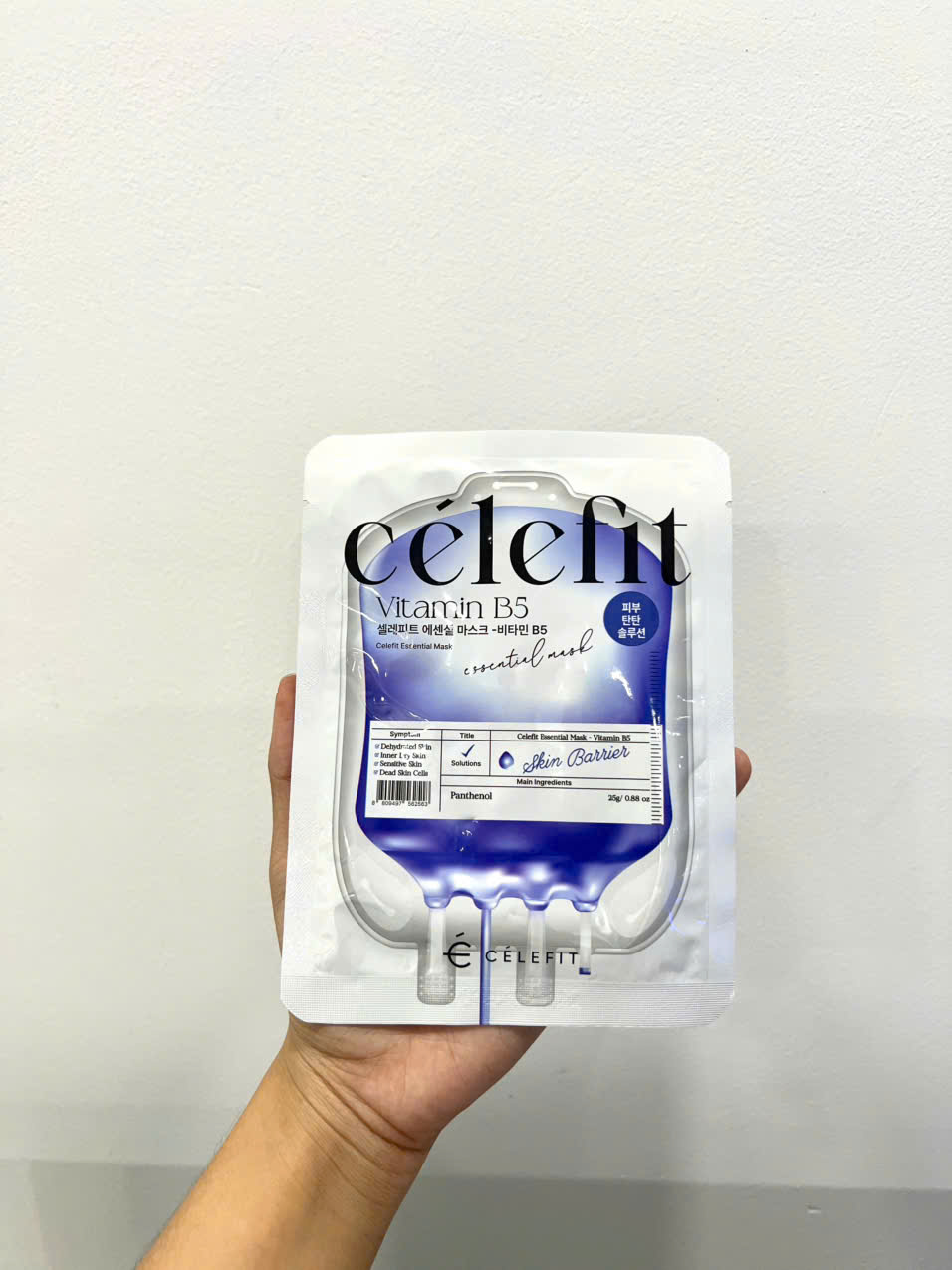 25690_z6012139787470-6aea83b6a06d8004f3ef12ba5f9e90b4_20241108170313-2.jpg Mặt Nạ Celefit Mask Vitamin B5 Màu Xanh Dương Hỗ Trợ Cấp Ẩm Làm Dịu Da Hộp 10 Miếng - 8809497562563