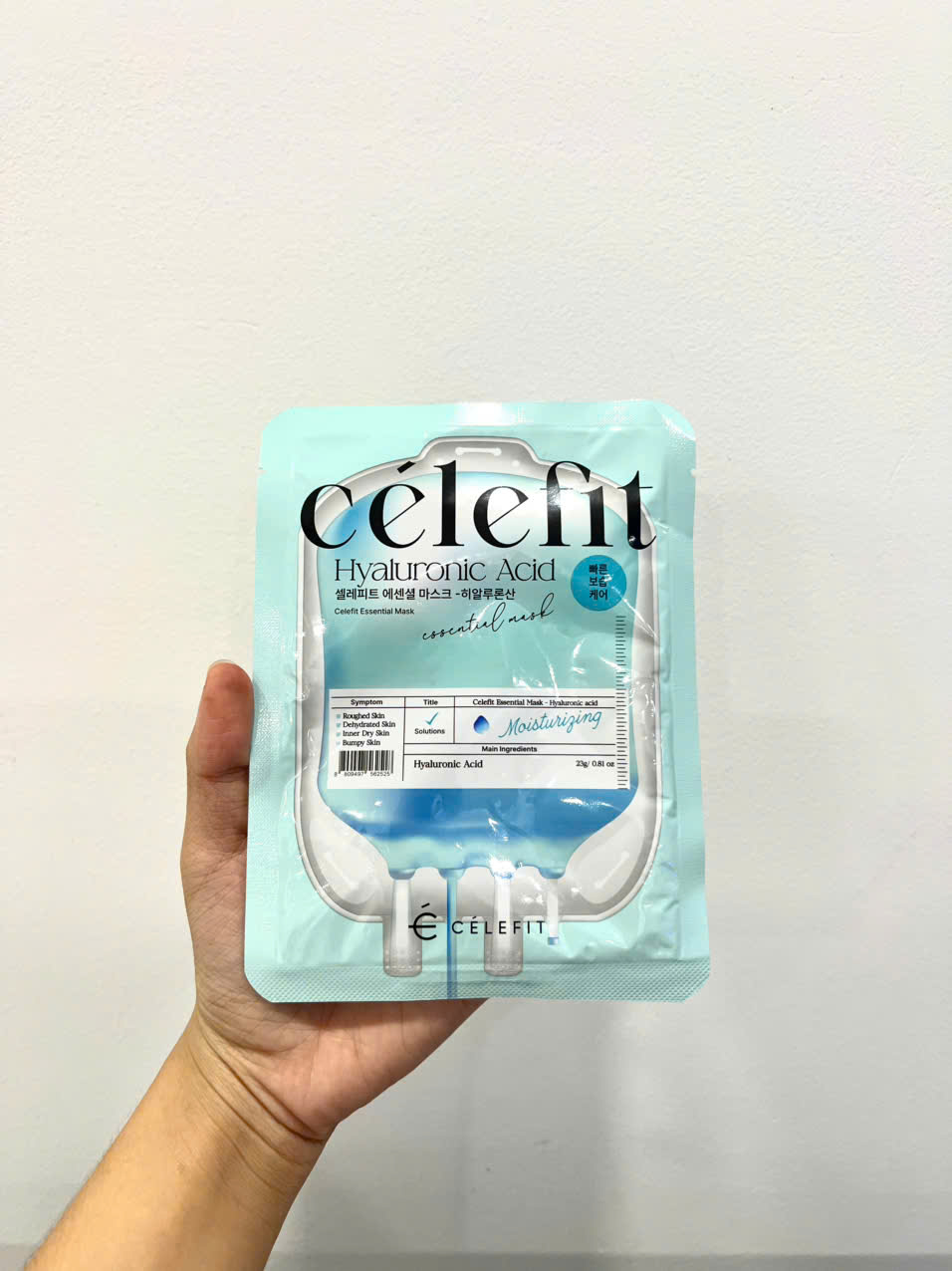 Kho sỉ mặt Nạ Cấp Ẩm Celefit Essential Mask Hyaluronic Acid 23g 10 Miếng - Dành Cho Da Khô Thiếu Ẩm