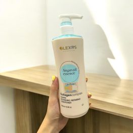 Combo Gội Xả Collagen Olexrs Argan Oil Essence Màu Xanh 500ml - Phiên Bản Mới 2024
