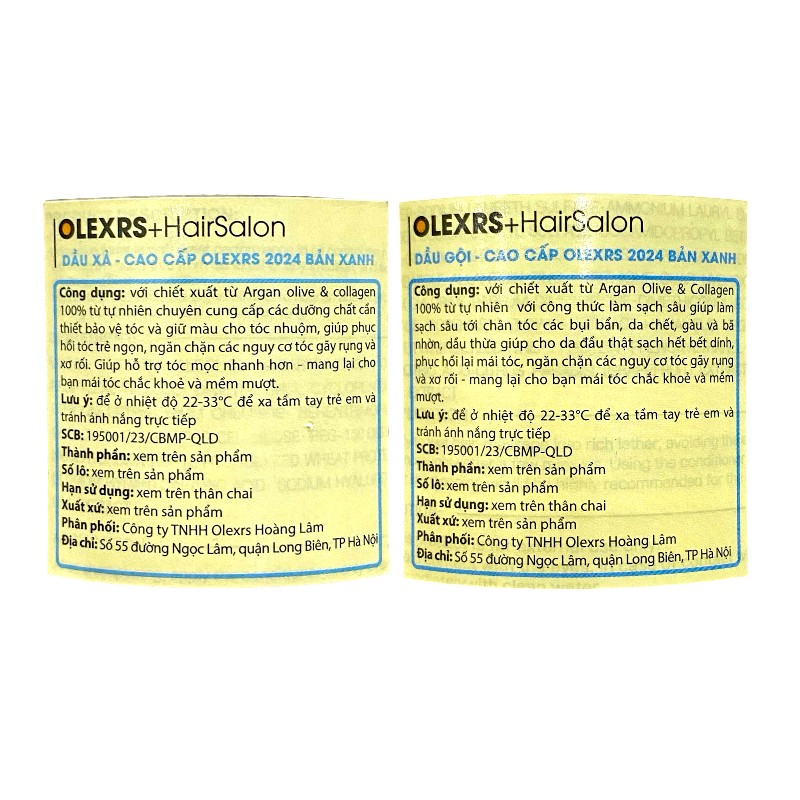 25700_tem-ne-photoroom_20241111100608-1.jpg Combo Gội Xả Collagen Olexrs Argan Oil Essence Màu Xanh 500ml - Phiên Bản Mới 2024 - CGXCOMX