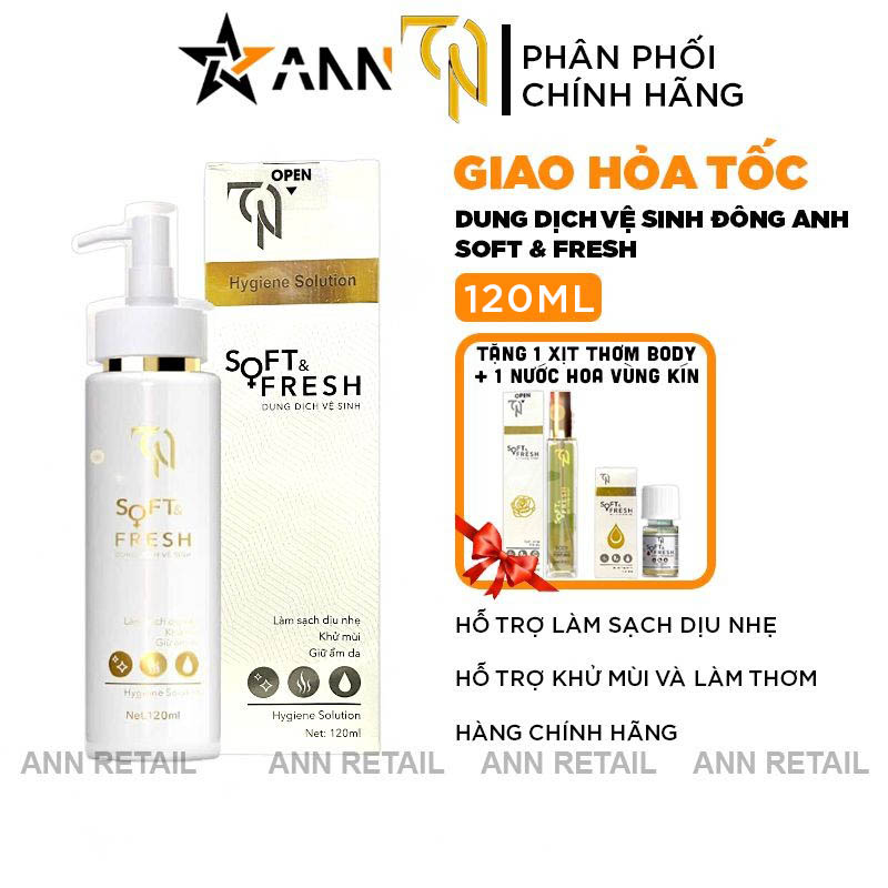 25715_sg-11134201-7reqn-m2gl86kwvvsmab_20250111094356.jpg Dung Dịch Vệ Sinh Collagen X3 TN Đông Anh Soft & Fresh Collagen X3 120ml - Tặng 1 Xịt Thơm Body + 1 Nước Hoa Vùng Kín - DDVSTN