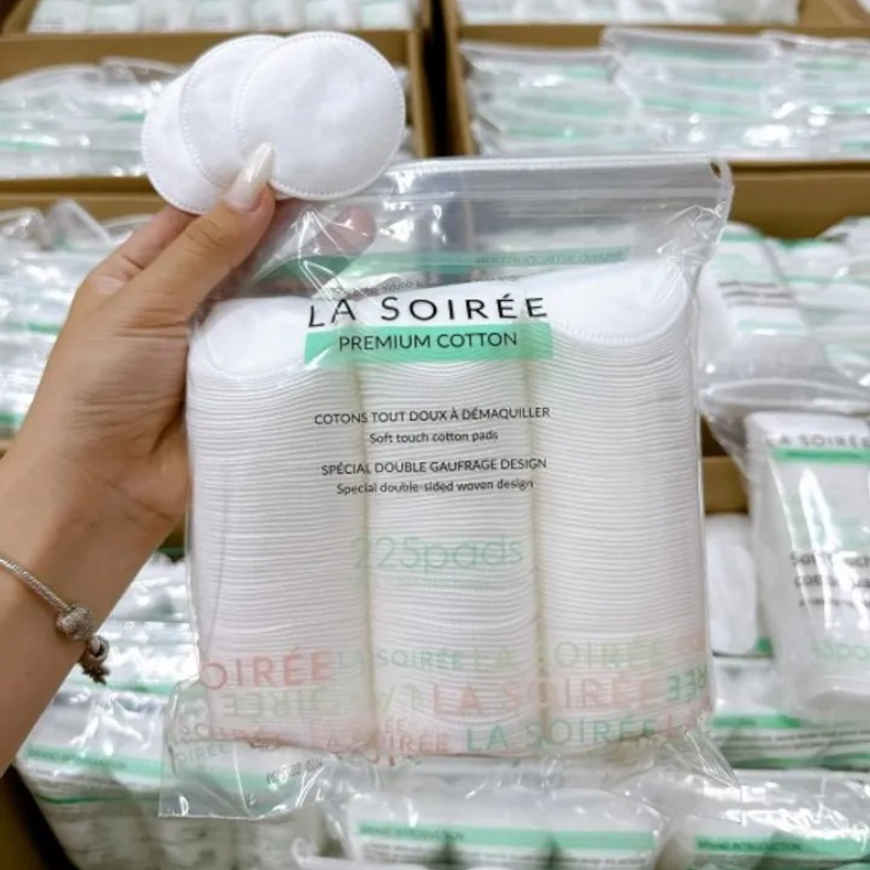 Bông Tẩy Trang La Soirée Mềm Mại 225 Miếng