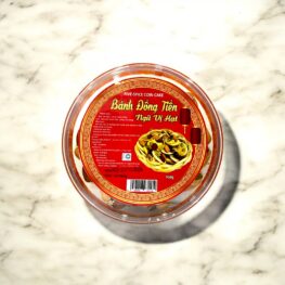 Hộp Bánh Đồng Tiền Ngũ Vị Hạt Hộp Tròn 450G Hộp Tết - BDTNVHHT450