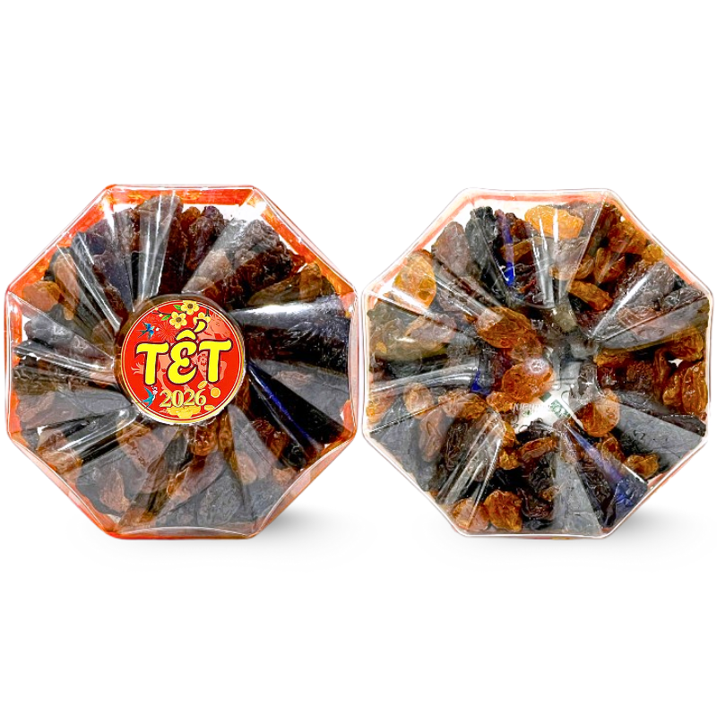 Giá sỉ hộp Nho Chile Bát Giác 250G Hộp Quà Tết 2026