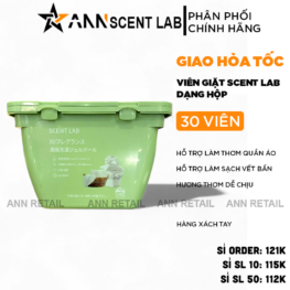 Viên Giặt Xả SCENT LAB 5in1 Nhật Bản Dạng Hộp Cao Cấp 30 Viên - 6977239070323