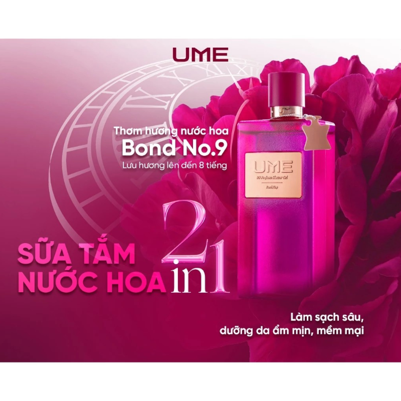 Kho sỉ sữa Tắm Nước Hoa Ume Perfume Shower Gel Giúp Cấp Ẩm Trắng Da 250ml - Sữa Tắm Ngọc Trinh