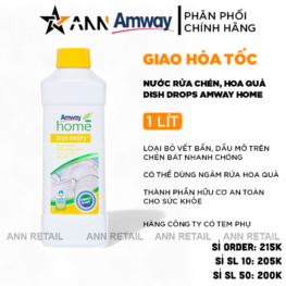 Nước Rửa Chén Amway Home Dish Drops Dung Tích 1 Lít Chính Hãng - AMWAYHOME02