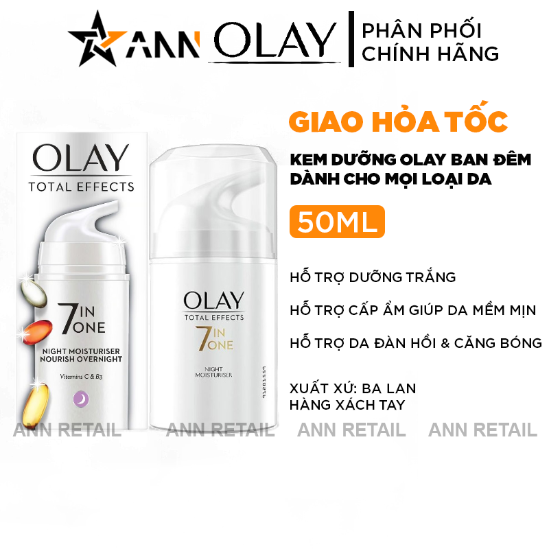 25810_1-dem_20241123105121-1.png Kem Dưỡng Olay Total Effects 7 in 1 Ban Đêm 50ml - Hàng Xách Tay - 5000174034103