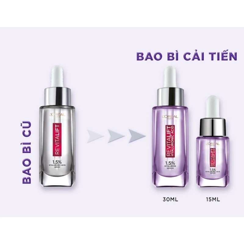 25811_serum-loreal-tim-phu-photoroom-3_20241123114514-3.jpg Serum Loreal Paris Revitalift Hyaluronic Acid 1.5% Hyaluron Cấp Ẩm Sáng Da 30ml - 6923700966701
