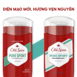 Sáp Khử Mùi Old Spice Hương Pure Sport Màu Đỏ 85g - Dành Cho Cả Nam&Nữ - 012044038918