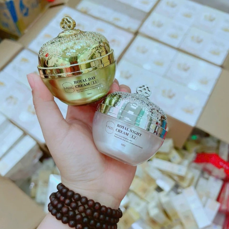Sỉ combo Cao Nám Hoàng Gia Lachi (Serum + Kem Face Ban Ngày + Kem Face Ban Đêm) Giúp Mờ Nám Trắng Da