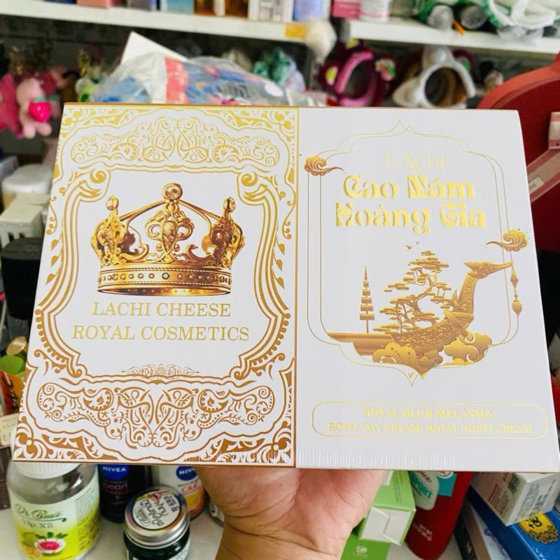 Sỉ combo Cao Nám Hoàng Gia Lachi (Serum + Kem Face Ban Ngày + Kem Face Ban Đêm) Giúp Mờ Nám Trắng Da