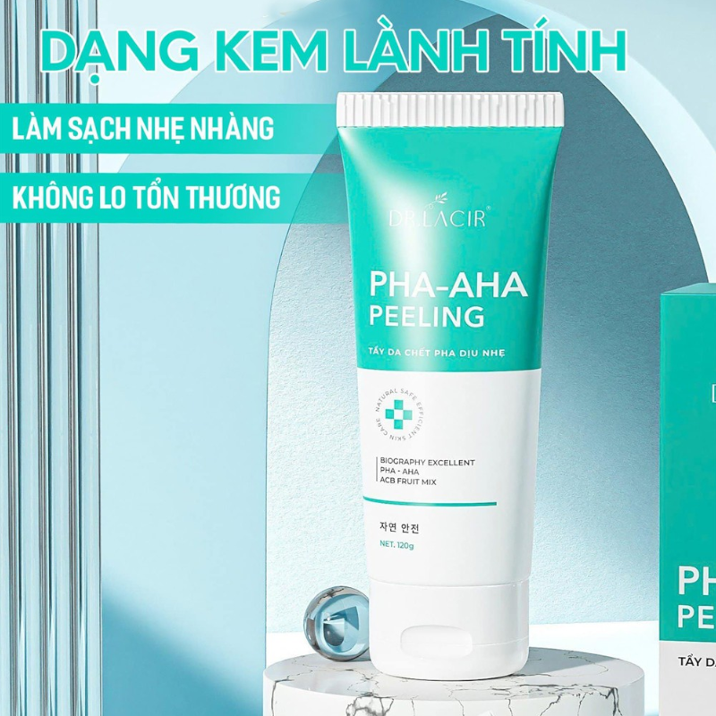 Giá sỉ tẩy Tế Bào Chết Mặt Dr Lacir PHA-AHA Peeling Dịu Nhẹ Cho Da 120g