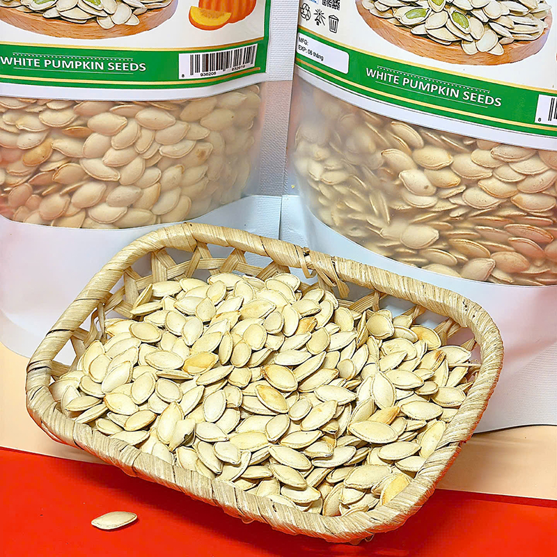 25872_z6125809844980-71396cfb97449974772641e88b3c0e70_20241214093915-1.jpg Hạt Bí Trắng Túi Zip 500g - HBTTZ500