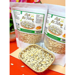Hạt Bí Trắng Túi Zip 500g - HBTTZ500