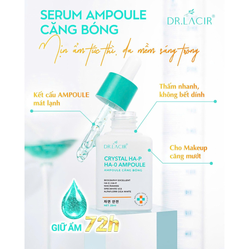 25897_8_20250705181012-3.png Serum Tinh Thể Vàng Dr.Lacir Crystal Serum 25ml - Giúp Da Căng Bóng - 8938528007114