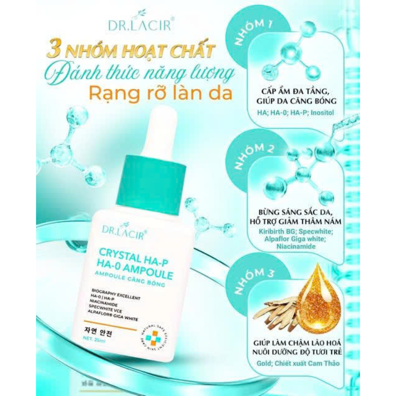 25897_9_20250705181012-3.png Serum Tinh Thể Vàng Dr.Lacir Crystal Serum 25ml - Giúp Da Căng Bóng - 8938528007114