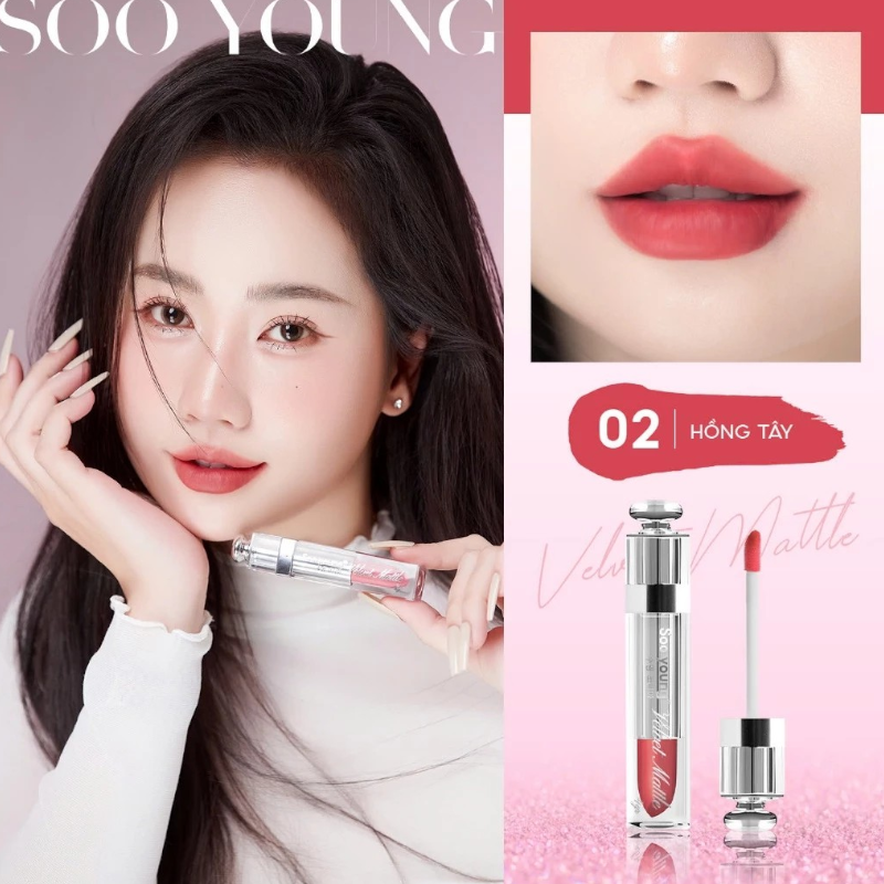 25910_soo-young-02-photoroom_20241228164717-1.png Son Kem Nhung Lì Soo Young Velvet Matte 4g - 5 Màu Quyến Rũ Thời Thượng - 8938532152350