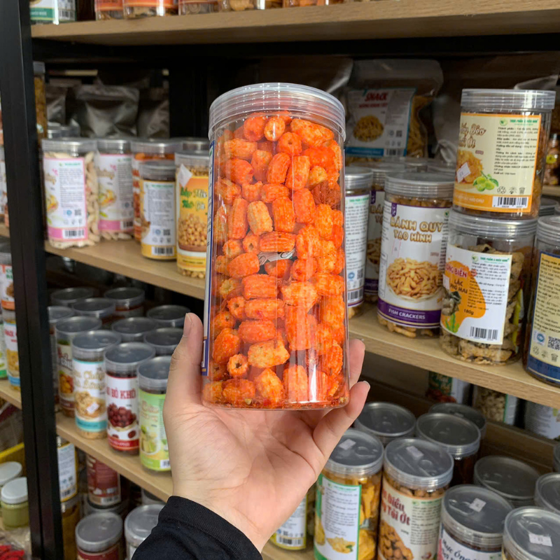 Nui Bò Lá Chanh Hộp 250g