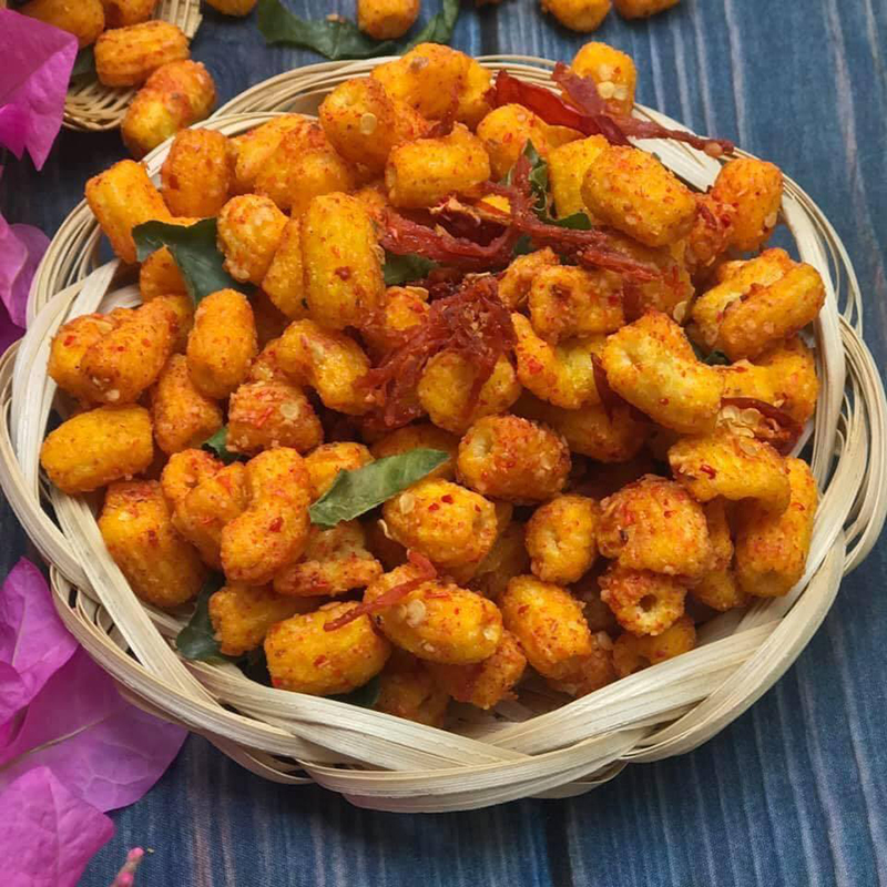 Nui Bò Lá Chanh Hộp 250g