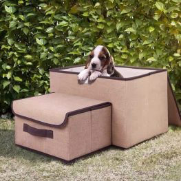 Set 2 Hộp Đựng Đồ - Kệ Để Quần Áo Dụng Cụ Cá Nhân 36x23x24cm & 25x19x16cm - HDDDN2