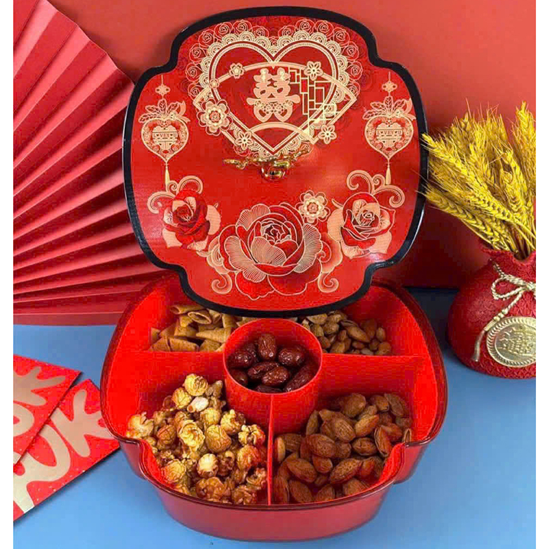 25950_z6219465307325-45d8815cf873d78b28691d12fe95ea54_20250115152017-2.jpg Khay Đựng Mứt Bông Hoa 4 Cánh - Khay Đựng Mứt Tết Bánh Kẹo Họa Tiết 3D - KDMBH4C