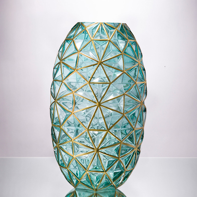 25953_18573010403-1731062823_20250115163611-3.jpg Bình Hoa Thủy Tinh - Lọ Hoa Viền Vàng Sang Trọng 35x8cm - LHTT02