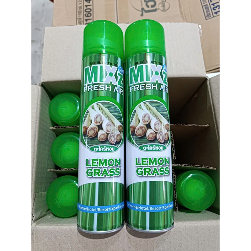 Xịt Phòng Hương Sả Chanh Mixz Thái Lan - Chất Khử Mùi Thơm Phòng 320ml