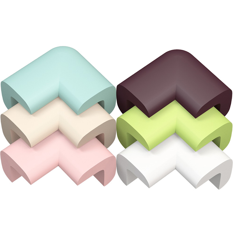 Combo 4 Bọc Góc Bàn Bằng Mút An Toàn Cho Bé - Mút Bọc Góc Bàn Tránh Va Đập 7.5x7cm