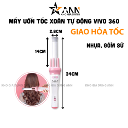 Máy Uốn Tóc Xoăn Tự Động - Máy Uốn Tóc Vivo 360 34cm - MUTXTD01