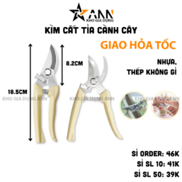 Kéo Cắt Cành Cây - Kìm Cắt Cành Kéo Cắt Tỉa Cành Cây Siêu Sắc 18.5cm - KCCC01