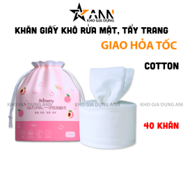 Khăn Giấy Khô Rửa Mặt Tấy Trang - Giấy Lau Mặt Dùng 1 Lần 40 Khăn - KGK01
