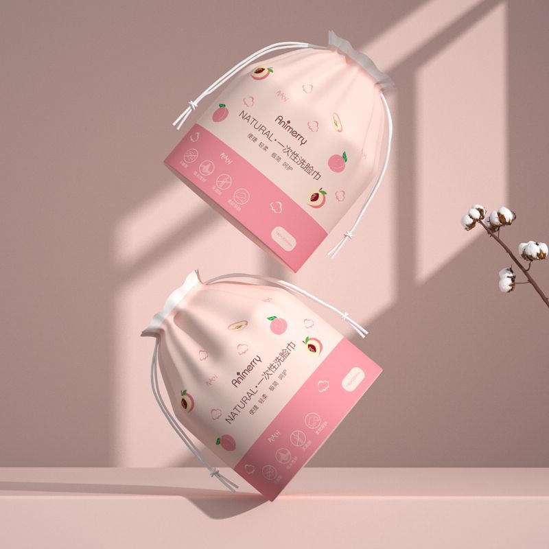 Khăn Giấy Khô Rửa Mặt Tấy Trang - Giấy Lau Mặt Dùng 1 Lần 40 Khăn