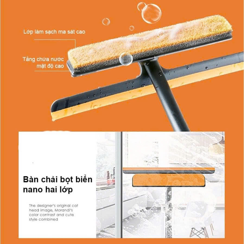 26020_z6238577496282-850c882dc862a9cac3e0cf4130980356_20250121095326-2.jpg Cây Lau Kính 3 Trong 1 -Chổi Lau Kính Gạt Nước Xoay 360 Độ Linh Hoạt 29x25.5cm - CLK01