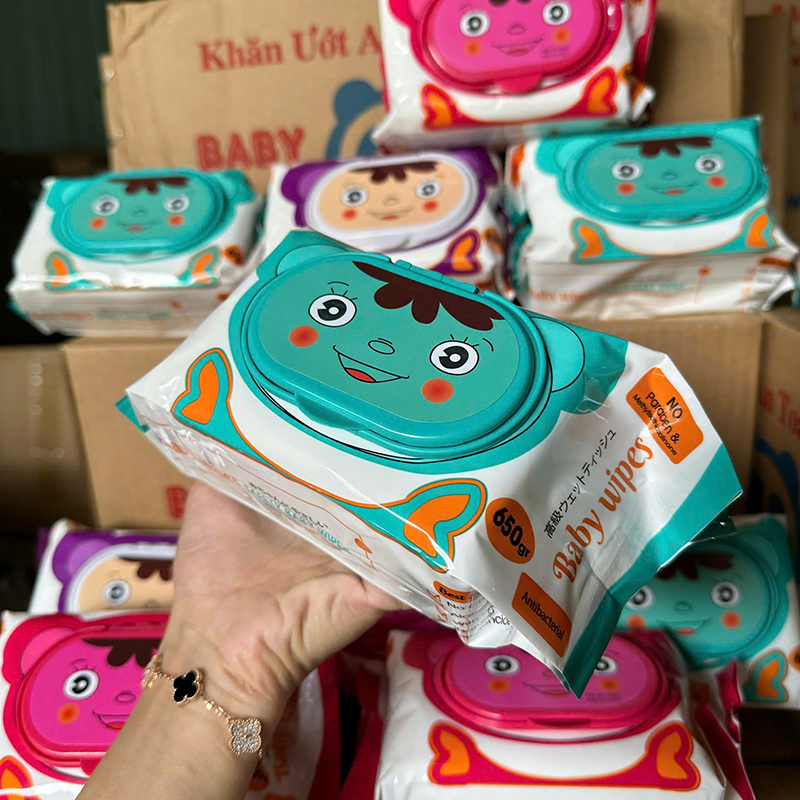 Combo 10 Bịt Khăn Giấy Ướt Lau Mặt Cao Cấp 100 Tờ