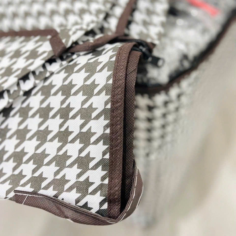 Giỏ Đựng Quần Áo Bằng Vải 100L - Túi Đựng Chăn Màn Đa Năng - Có Thể Gấp Gọn Cất Trữ Đồ 50x50x40cm