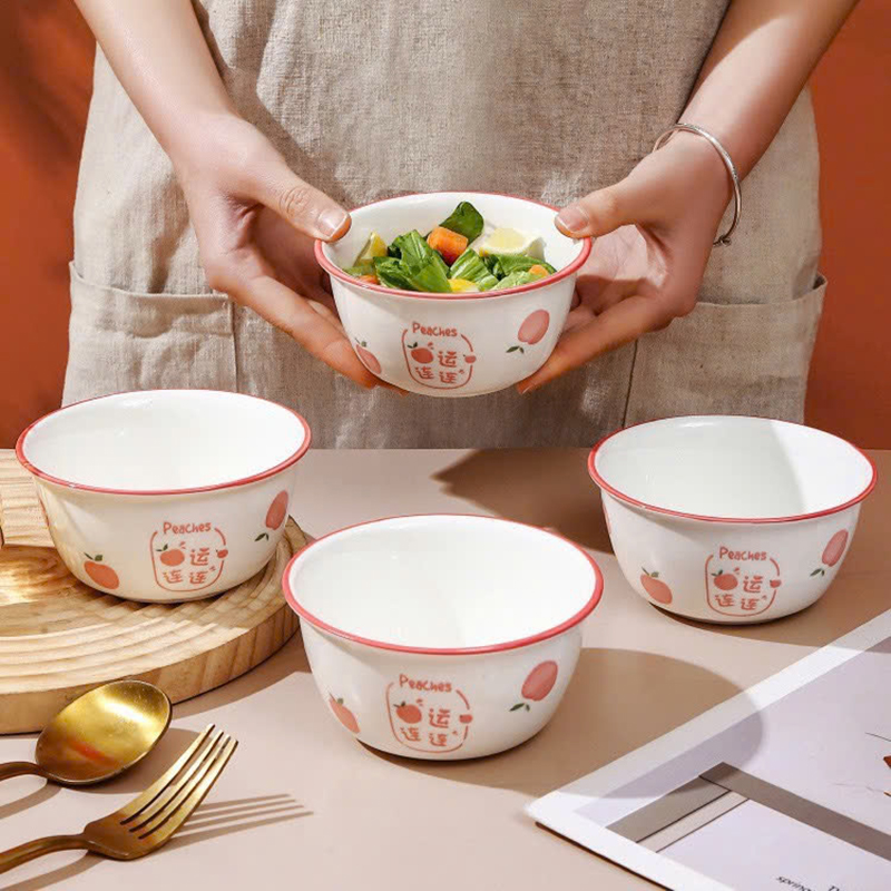 26053_z6242228064209-5832f6f23c717a2a2c2c17162edcce16_20250122161612-2.jpg Set 2 Chén Sứ Cao Cấp - Bát Họa Tiết Heo Hồng Dễ Thương Kèm Muỗng 6.4x11.4cm - CSCC01