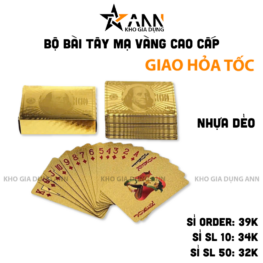 Bộ Bài Tây Mạ Vàng Cao Cấp - BBT01