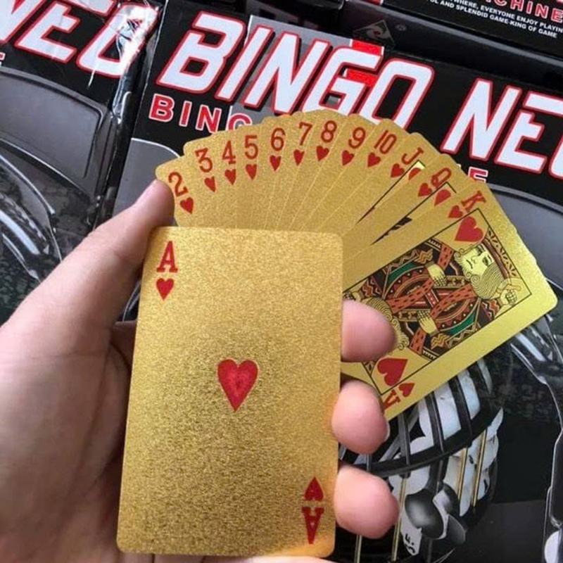 Bộ Bài Tây Mạ Vàng Cao Cấp