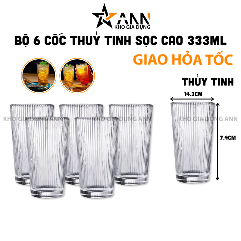 26060_388_20250320115809.png Bộ 6 Cốc Thủy Tinh Sọc Cao Sang Trong - Ly Thủy Tinh 333ml 14.3x7.4cm - LTTSC01
