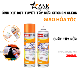 Bình Xịt Bọt Tuyết Tẩy Rửa Đa Năng Vệ Sinh Bếp Kitchen Cleaner 200ml - BXB01