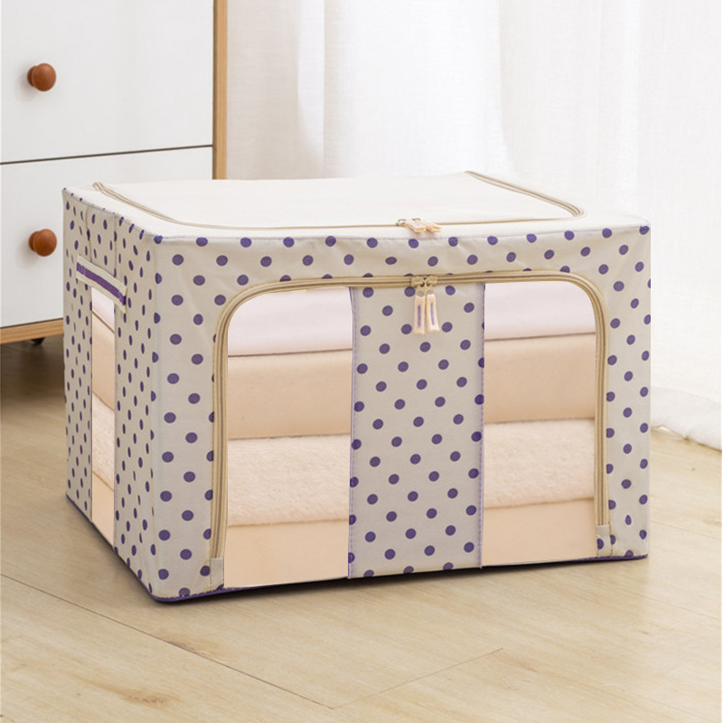 26066_o1cn017wchtr1itx9evnzcz-2672500895-0-cib_20250124142121-2.jpg Hộp Vải Chống Thấm Khung Sắt Đựng Quần Áo - Khung Đựng Đồ Cao Cấp 50x40x33cm - HVDD01