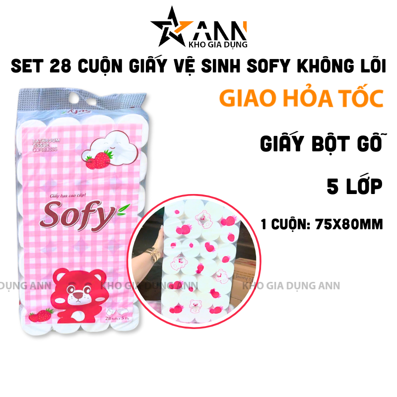 26068_396_20250320120805.png Set 28 Cuộn Giấy Vệ Sinh Sofy - Giấy Vệ Sinh Không Lõi Cao Cấp - KG01