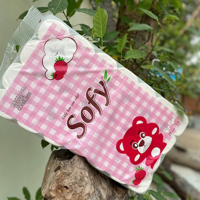 Sỉ set 28 Cuộn Giấy Vệ Sinh Sofy - Giấy Vệ Sinh Không Lõi Cao Cấp