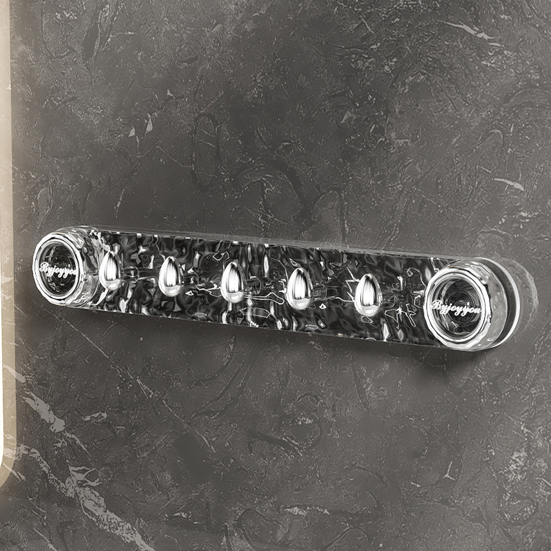 Kho sỉ thanh Móc Treo Quần Áo Nhà Tắm Hút Chân Không Siêu Chịu Lực - Móc Treo Đồ Đa Năng Hít Tường Nhà Bếp 40x4,5x5,8cm