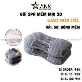 Gối Ngủ - Gối Spa Mềm Mại 3D - GN01