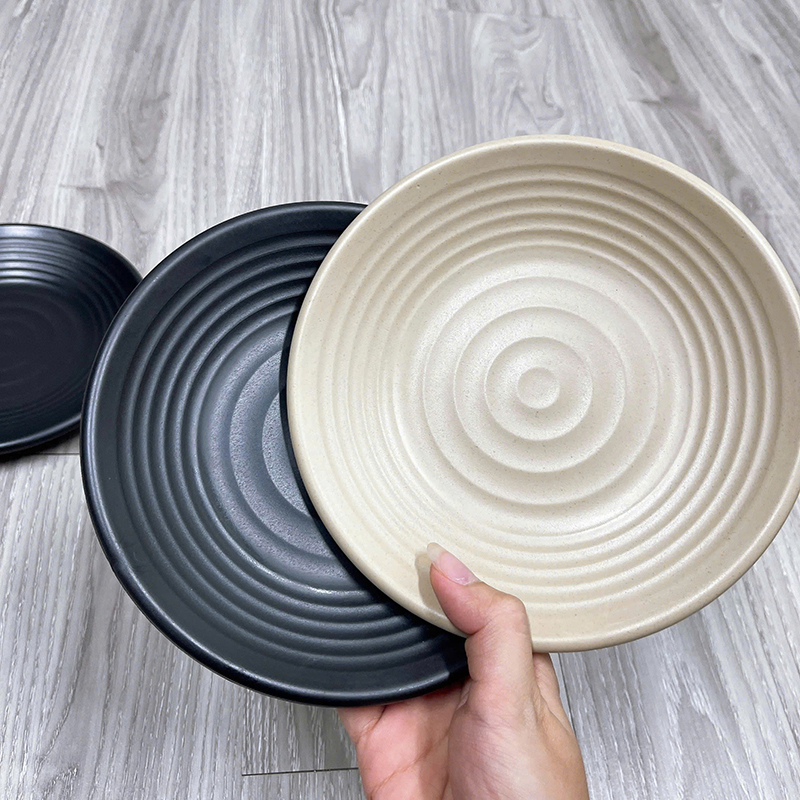 Kho sỉ combo 2 Đĩa Nhựa Cao Cấp - Dĩa Đựng Trái Cây Thực Phẩm 18cm