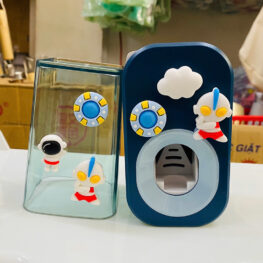 Bộ Nhả Kem Đánh Răng Treo Tường Cao Cấp Kêm Cốc - Dành Cho Bé - BNKDRTT02